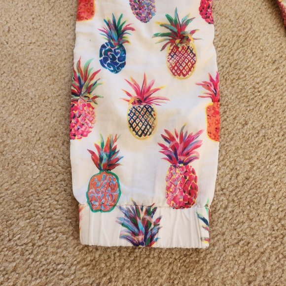 NWOT J. Crew Seaside Pants in Ratti Painted Pineapple SUMMER - Picture 7 of 12